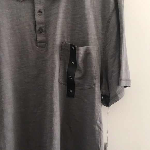 Calvin Klein, Mens Size XL Gray Polo Shirt - Picture 3 of 10